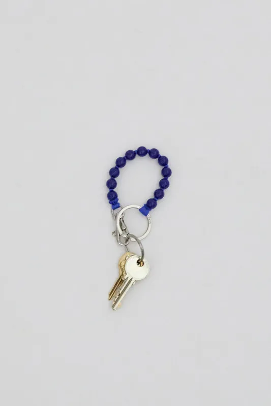 Ina Seifart Perlen Short Keyholder in Blue sold by No. 6