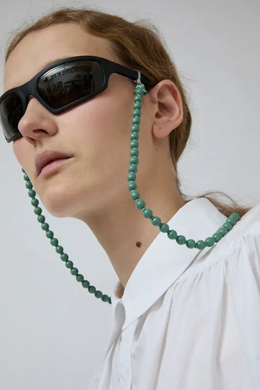 Ina Seifart Glasses Chain in Salvia sold by No. 6