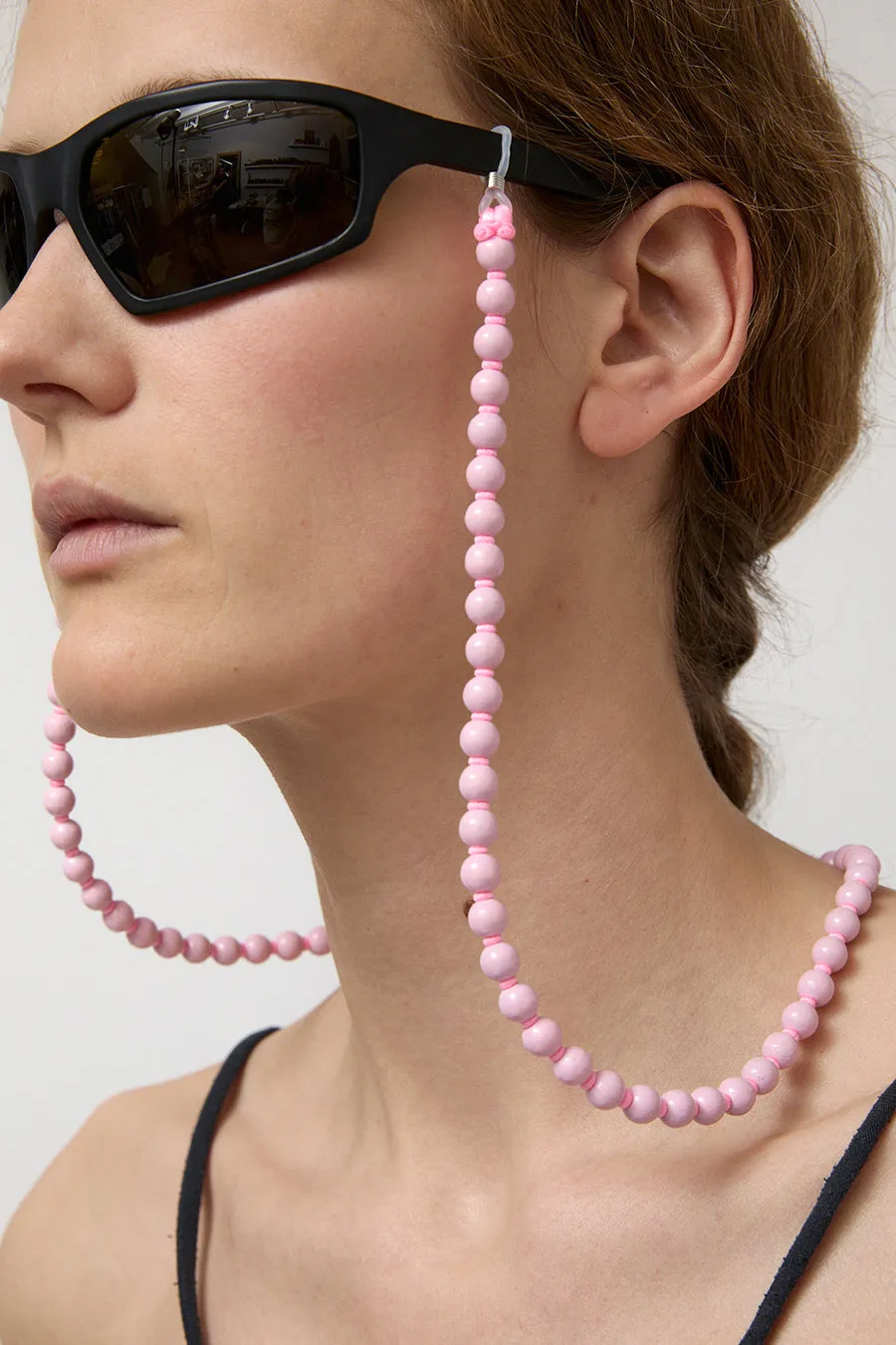 Ina Seifart Glasses Chain in Pastel Rose sold by No. 6 product image thumbnail 3