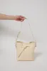 Il Bisonte Elisa Bucket Bag in Bianco Latte sold by No. 6