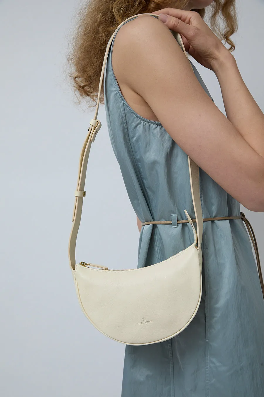 Il Bisonte Oliveta Small Hobo Bag in Bianco Latte sold by No. 6 product image thumbnail 3