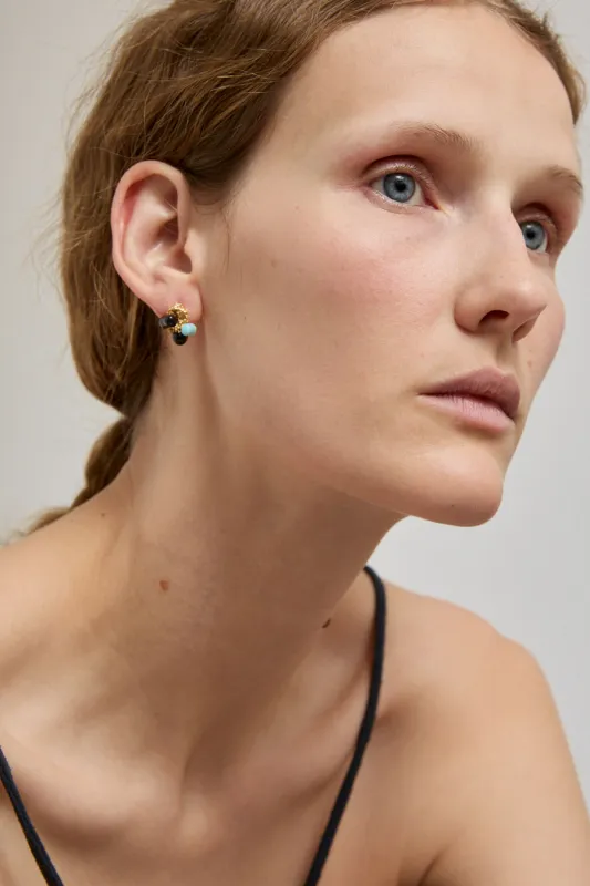 Hannayoo Works Dear 2024 NO. 11 in Black and Turquoise sold by No. 6