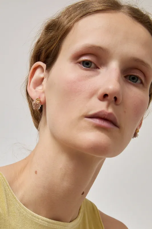 Hannayoo Works Night Rain Memory Earrings in Tan sold by No. 6