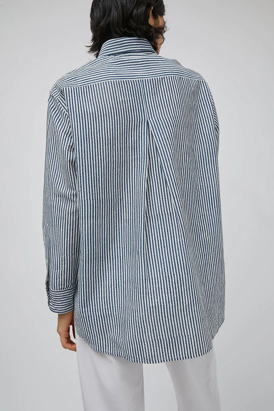 NYMANE Chris Shirt in Featherweight Stripe sold by No. 6 product image thumbnail 5