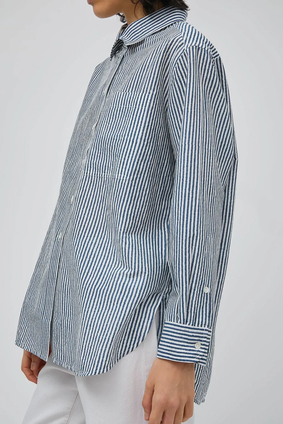 NYMANE Chris Shirt in Featherweight Stripe sold by No. 6 product image thumbnail 4
