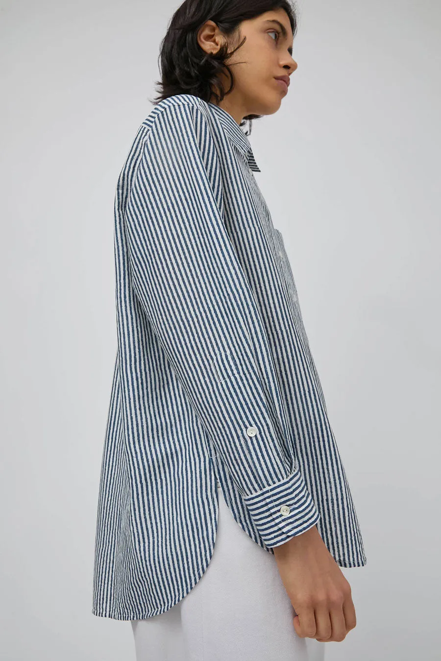 NYMANE Chris Shirt in Featherweight Stripe sold by No. 6 product image thumbnail 2