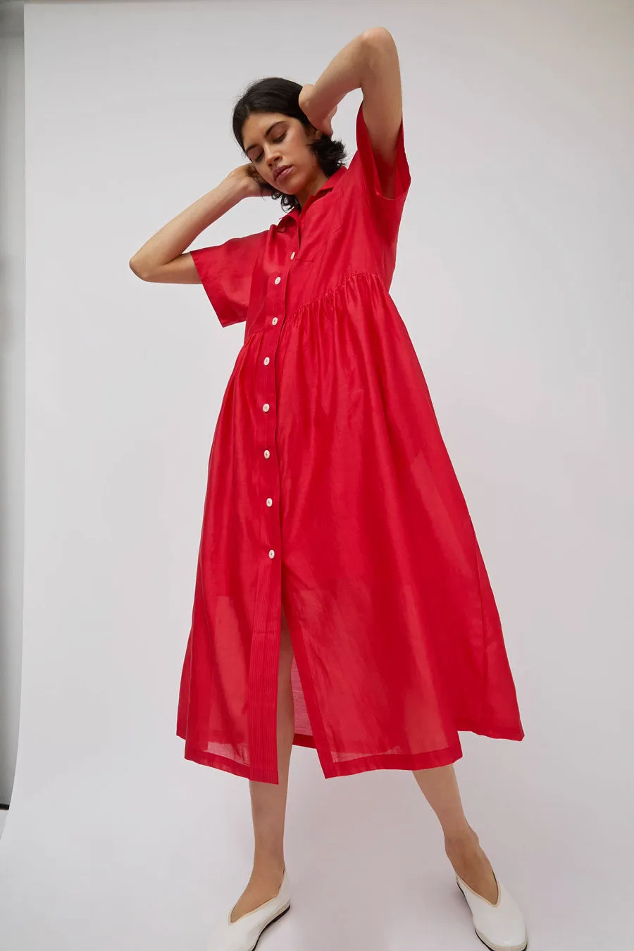 NYMANE Stockholm Dress in Poppy sold by No. 6 product image thumbnail 2