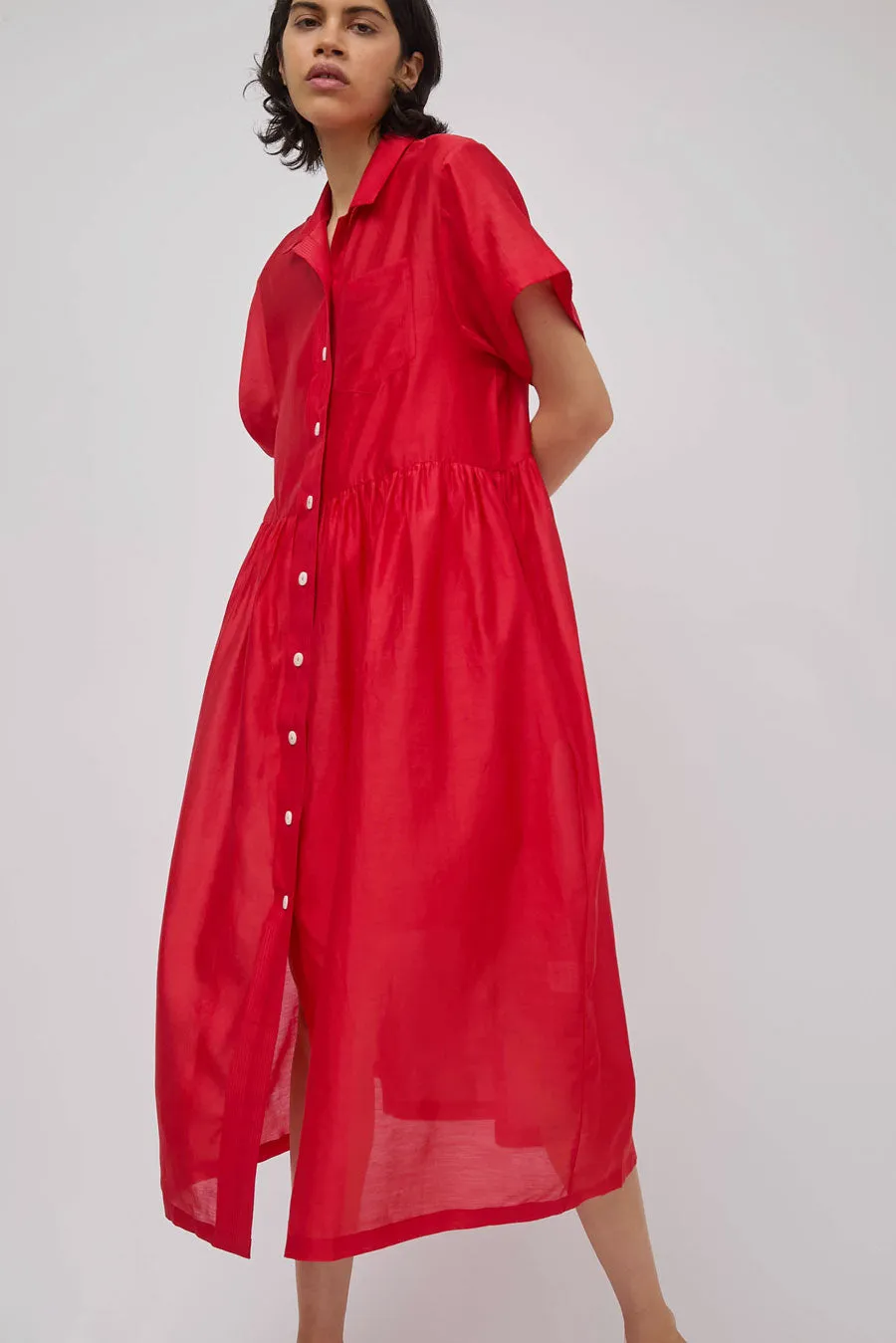 NYMANE Stockholm Dress in Poppy sold by No. 6 product image thumbnail 4
