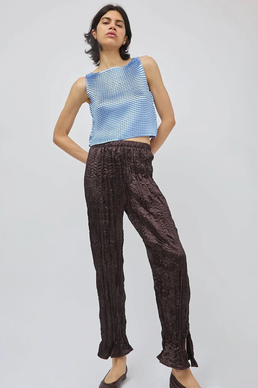 Nin Studio Pleated Tank Singlet in Blue sold by No. 6 product image thumbnail 5