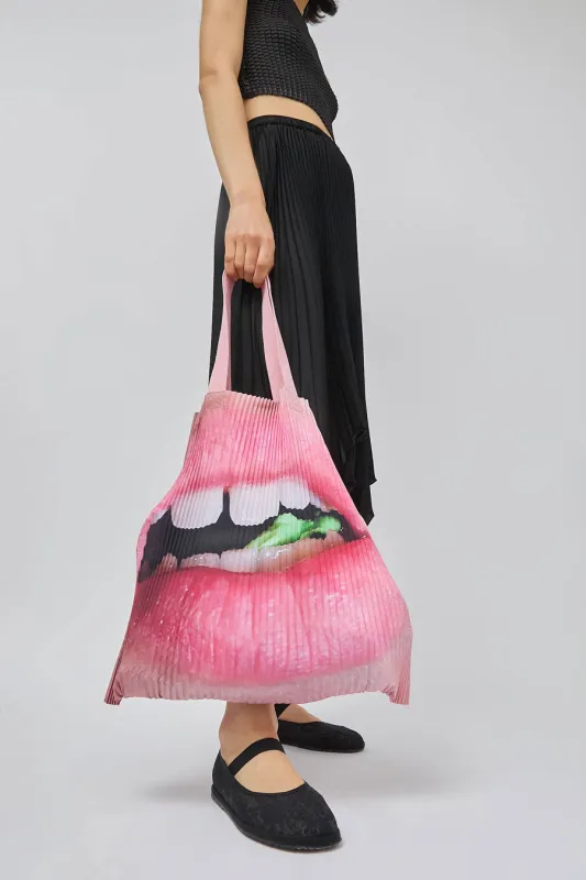 Marios Charme Pleated Bag in Lips sold by No. 6