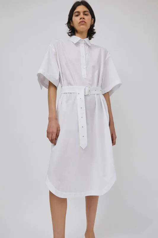 Marios Wrap Dress in White sold by No. 6