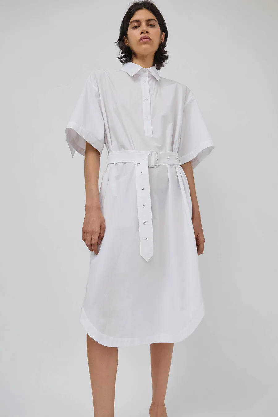 Marios Wrap Dress in White sold by No. 6
