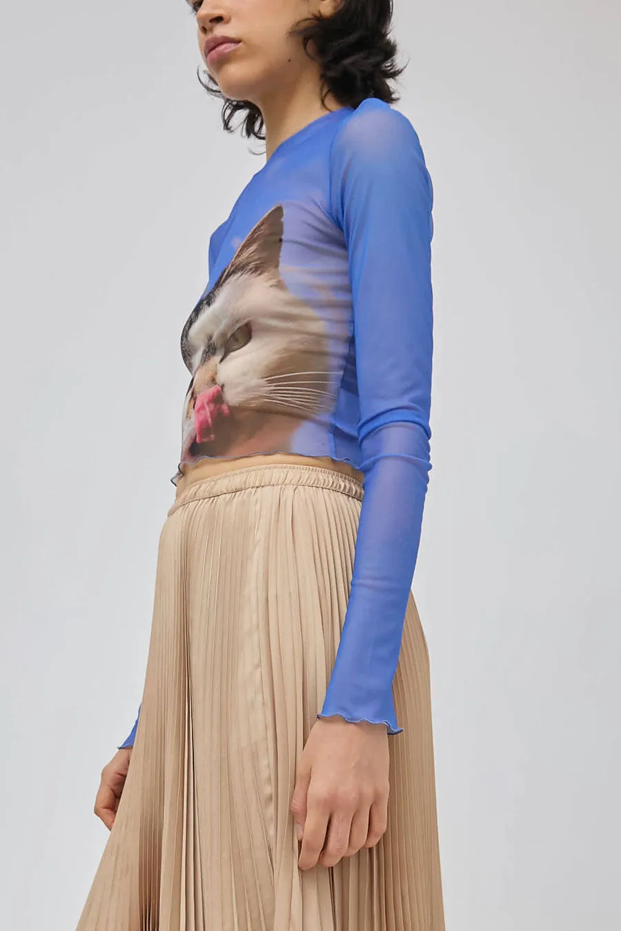 Marios Miao Top in Cat and Blue sold by No. 6 product image thumbnail 3