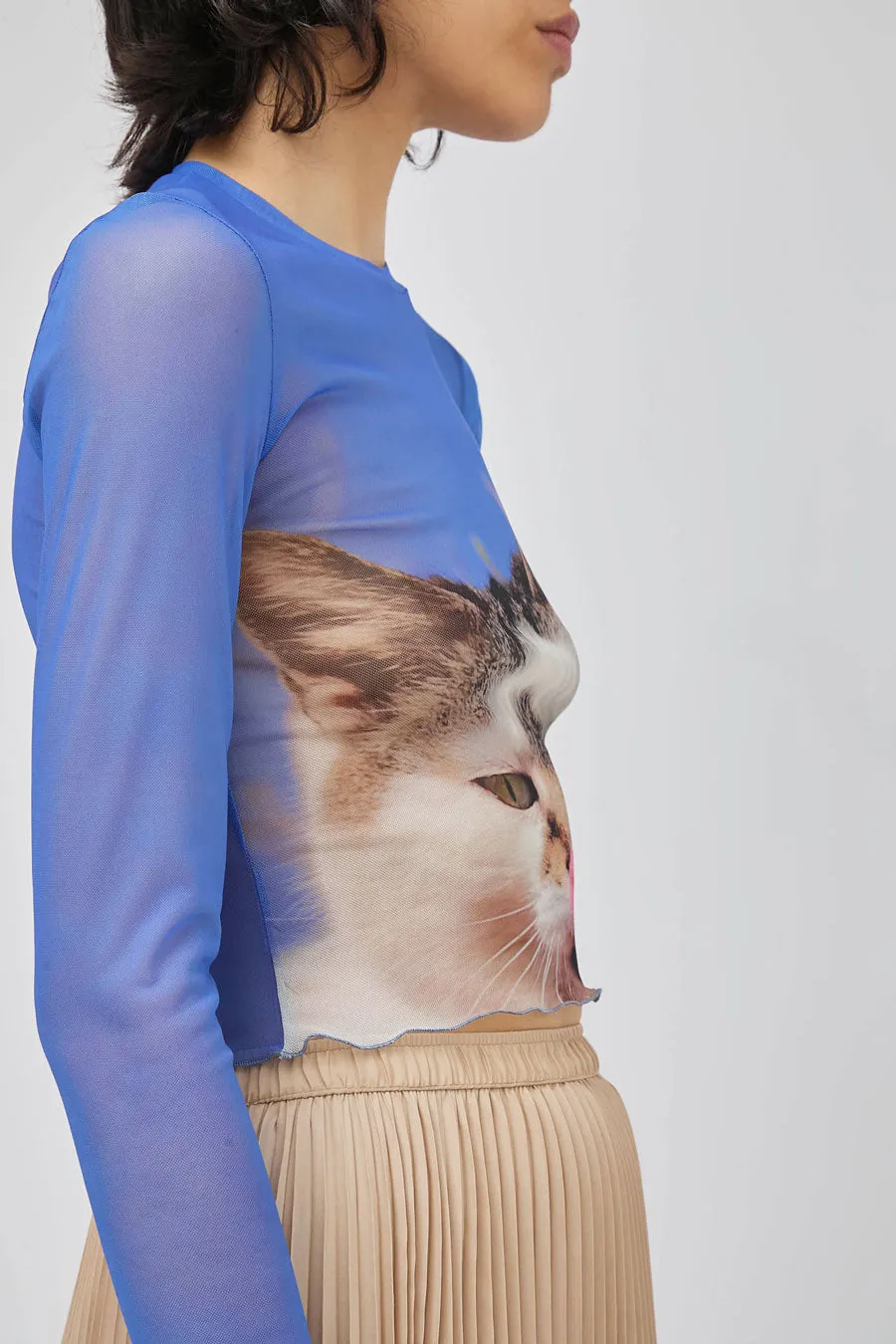Marios Miao Top in Cat and Blue sold by No. 6 product image thumbnail 2