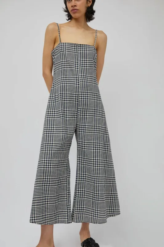 Zii Ropa Manon Jumpsuit in White and Black made by No. 6