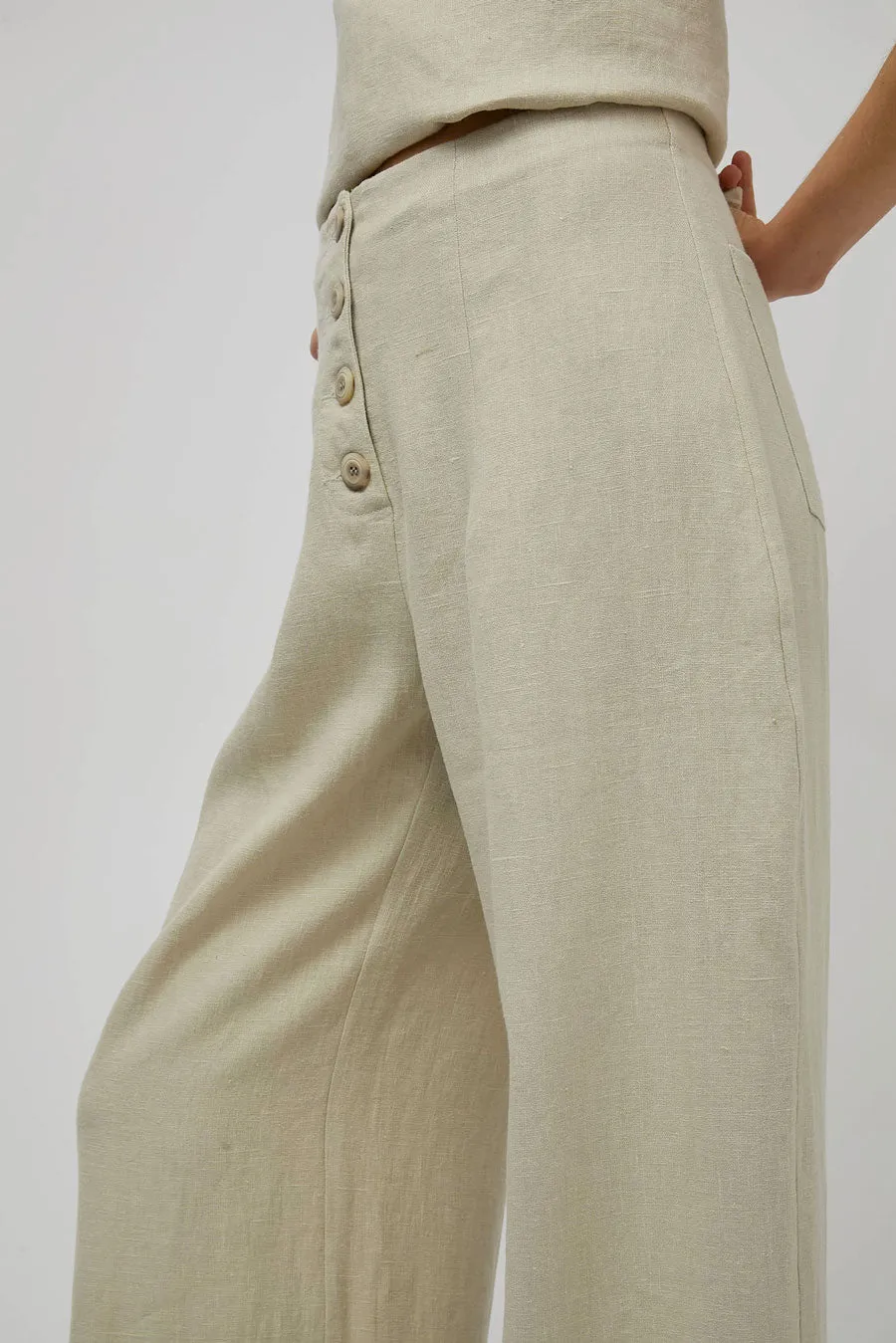Zii Ropa Matisse Pant in Antique Green sold by No. 6 product image thumbnail 4