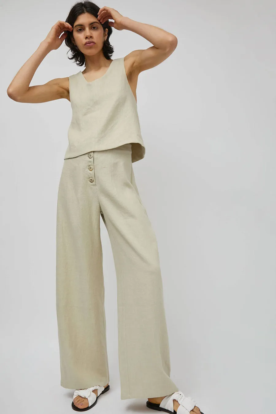 Zii Ropa Aku Top in Antique Green sold by No. 6 product image thumbnail 5