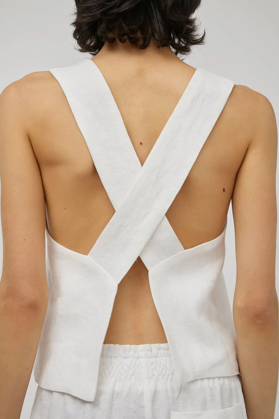 Zii Ropa Aku Top in White sold by No. 6 product image thumbnail 2