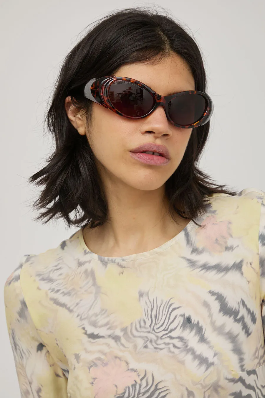 Collina Strada Cocoon Sunglasses in Tortoise sold by No. 6 product image thumbnail 4