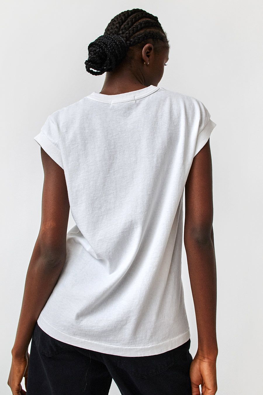 B Sides Pocket Tank in Tile White sold by No. 6 product image thumbnail 4