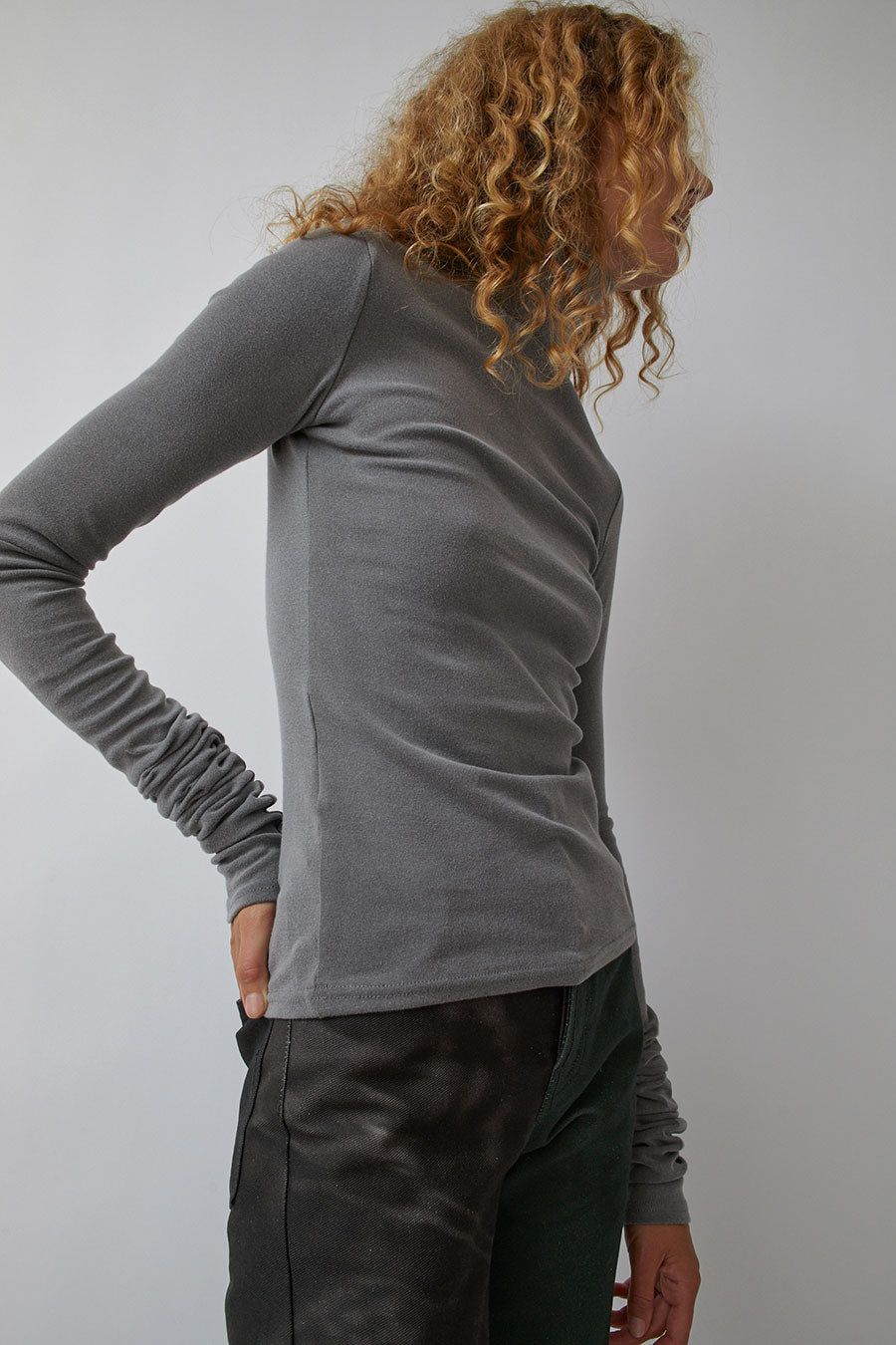 SERAPIS Rib Thermal Top in Grey sold by No. 6 product image thumbnail 4