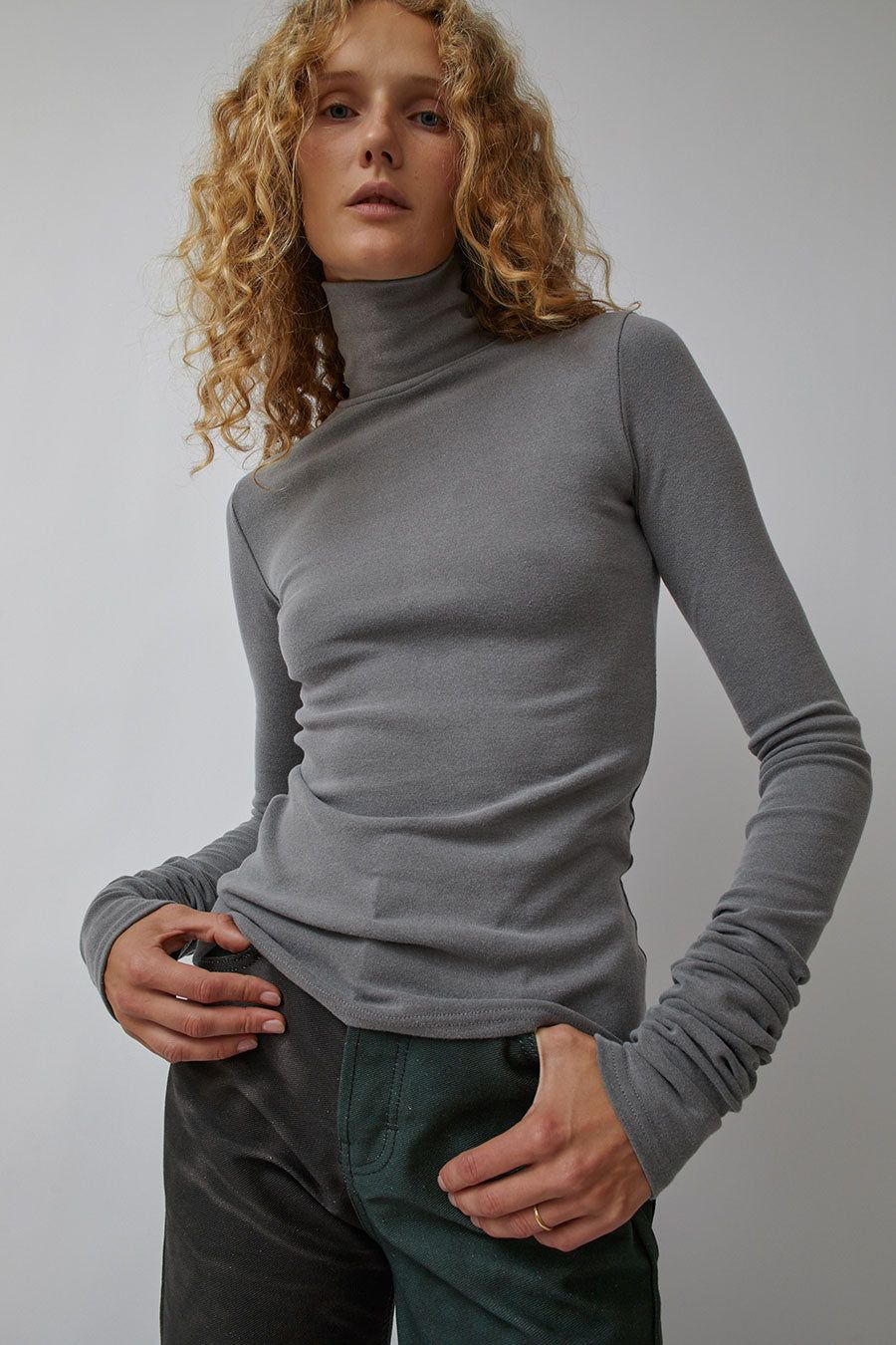 SERAPIS Rib Thermal Top in Grey sold by No. 6