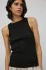 St. Agni Organic Cotton Bateau Tank in Jet Black sold by No. 6