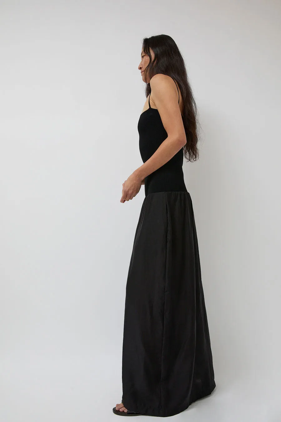 Amomento Silky Knit Maxi Dress in Black sold by No. 6 product image thumbnail 2