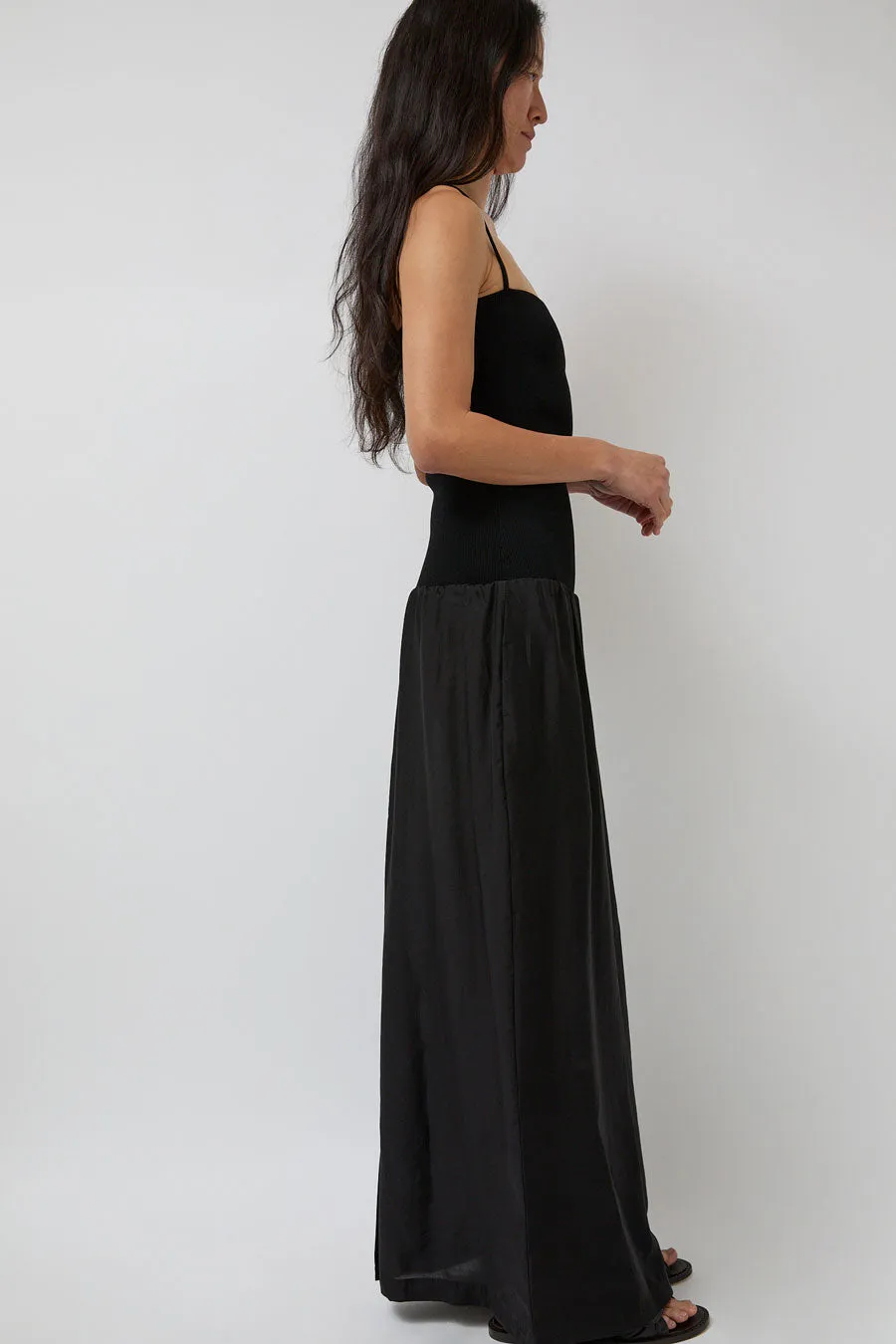 Amomento Silky Knit Maxi Dress in Black sold by No. 6 product image thumbnail 4
