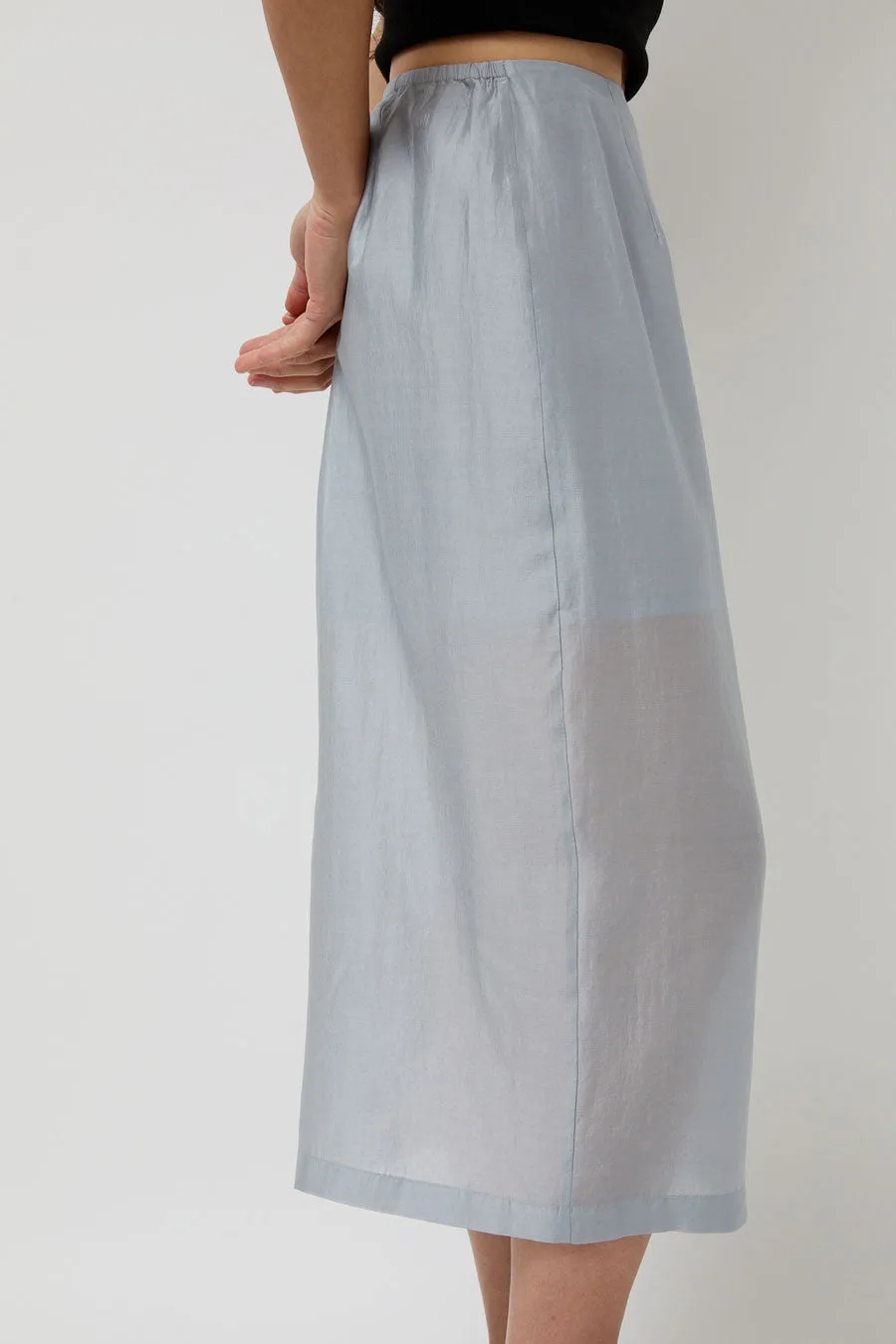 Amomento Silky Midi Skirt in Blue sold by No. 6 product image thumbnail 2