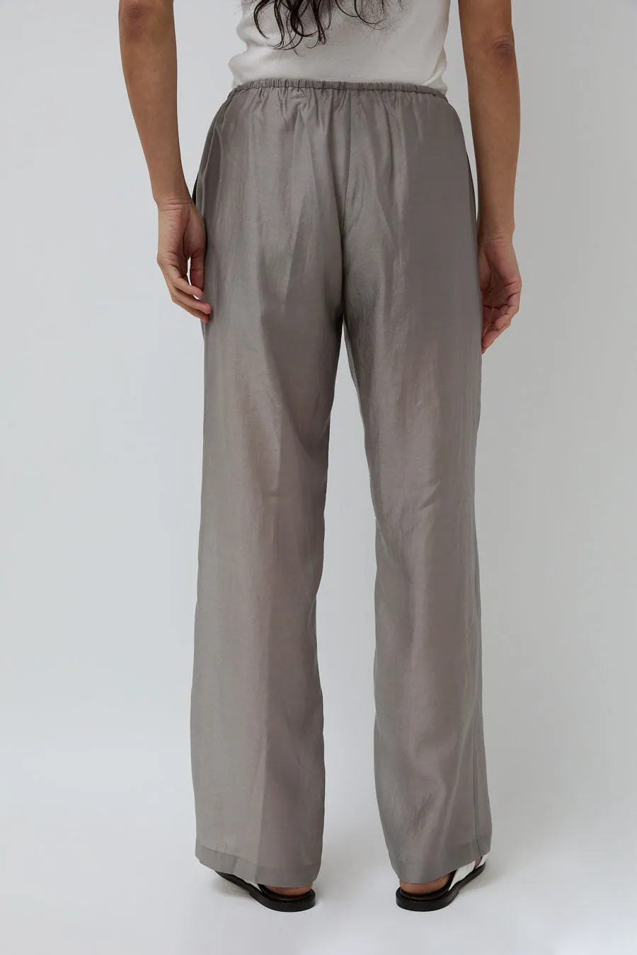 Amomento Silky Banding Pants in Grey sold by No. 6 product image thumbnail 4