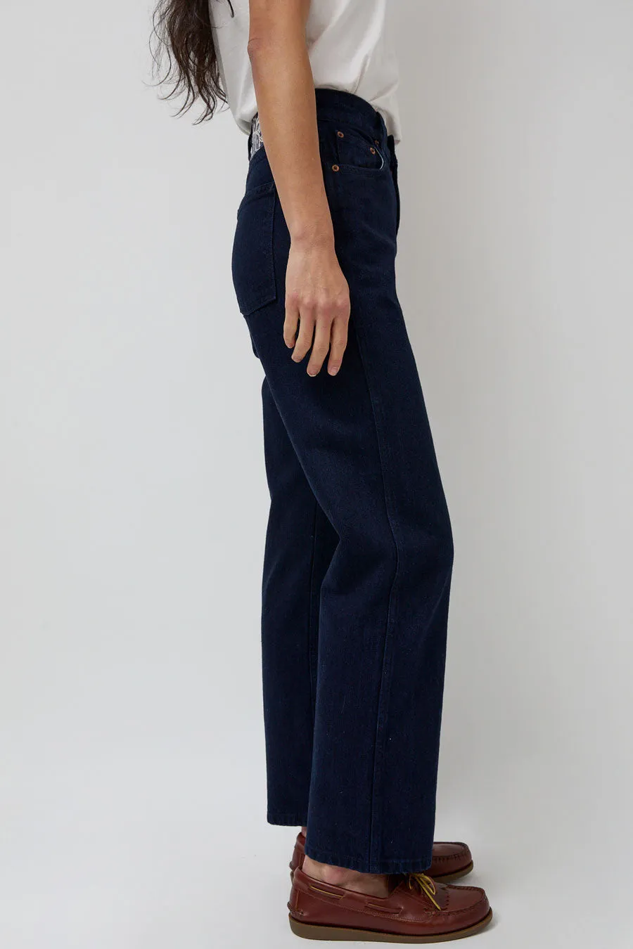 B Sides Plein High Straight in Indigo Rinse sold by No. 6 product image thumbnail 5