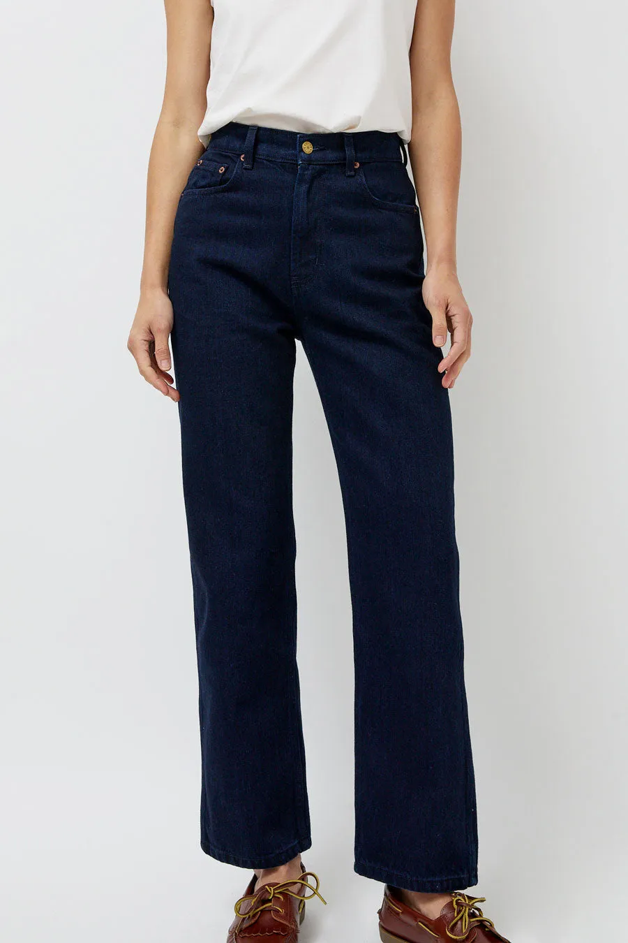 B Sides Plein High Straight in Indigo Rinse sold by No. 6 product image thumbnail 4