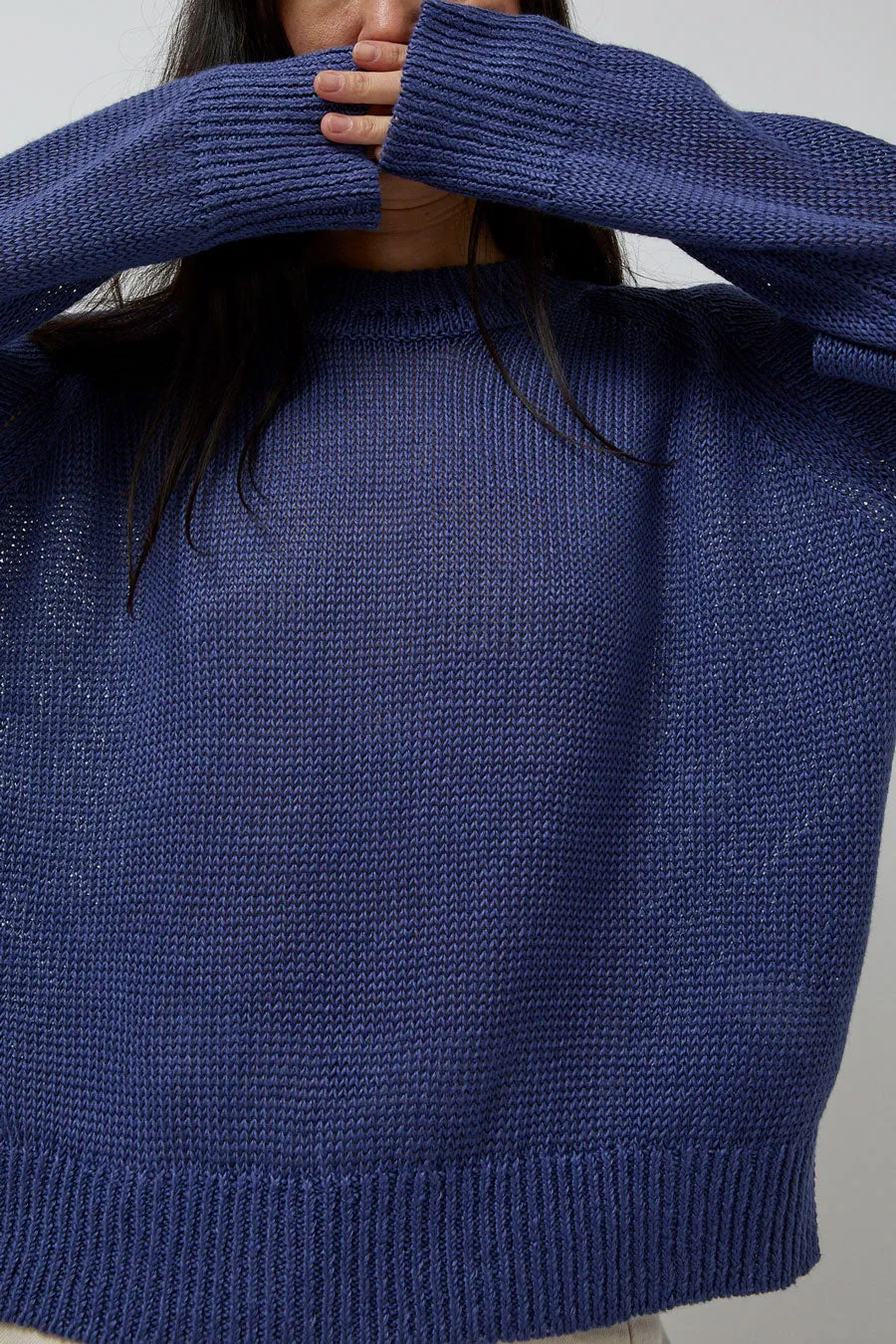 B Sides Lind Knit Crew in Marine sold by No. 6 product image thumbnail 3