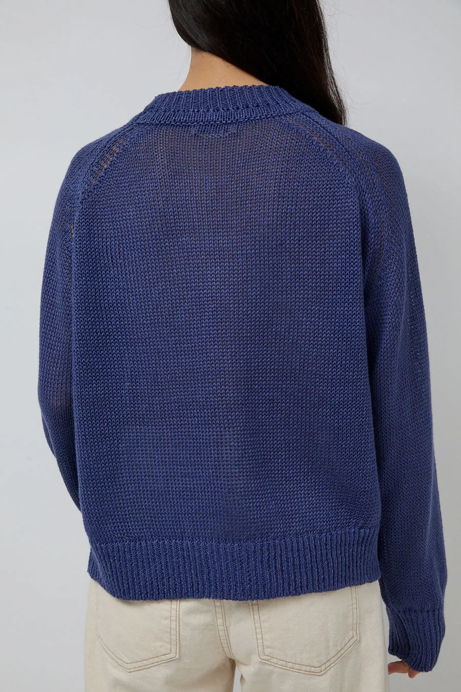 B Sides Lind Knit Crew in Marine sold by No. 6 product image thumbnail 5