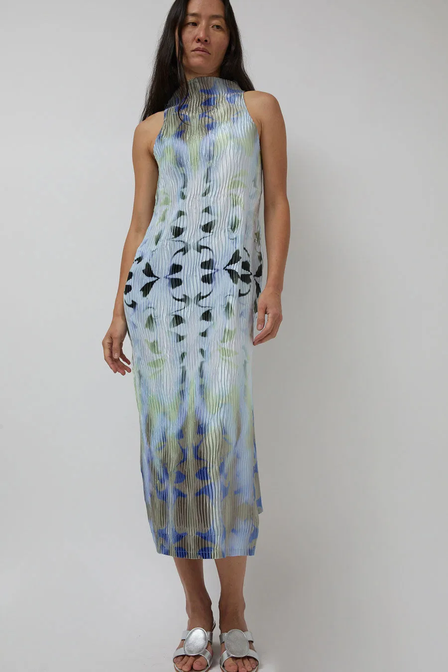 Nin Studio Wave Tank Dress in Dragon Smoke sold by No. 6