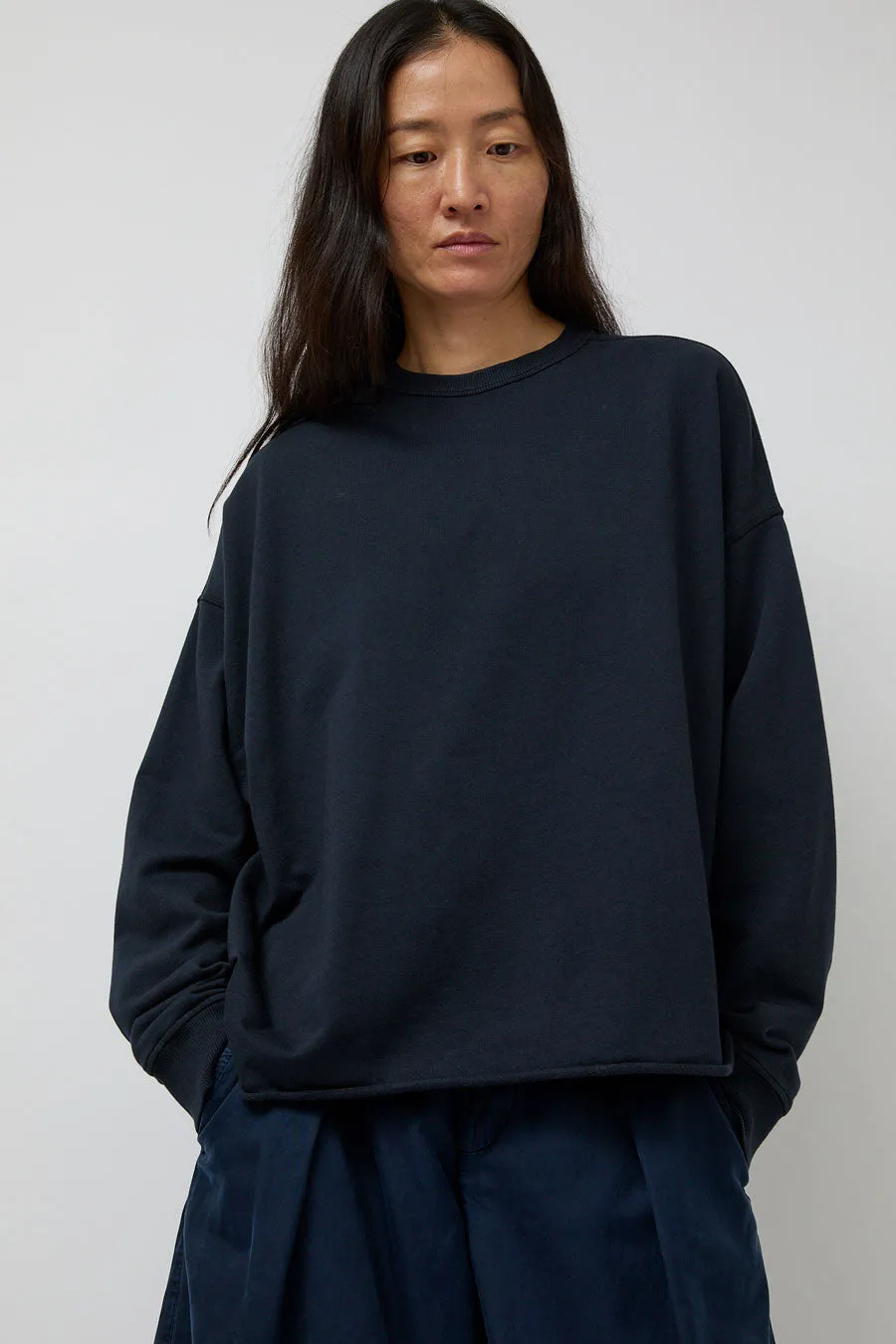 YMC Studio Sweatshirt in Navy sold by No. 6