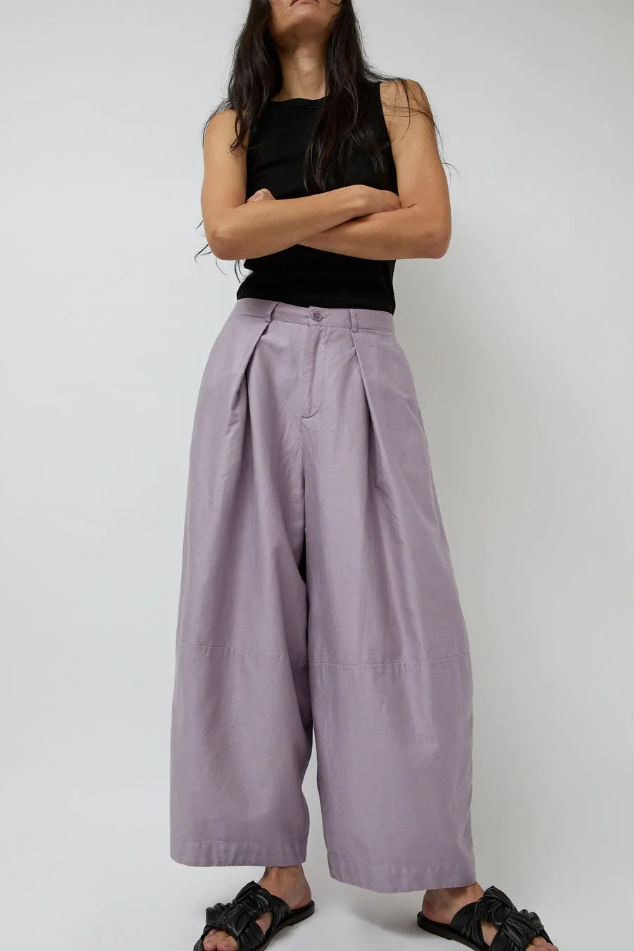 YMC Deadbeat Trouser in Lilac sold by No. 6