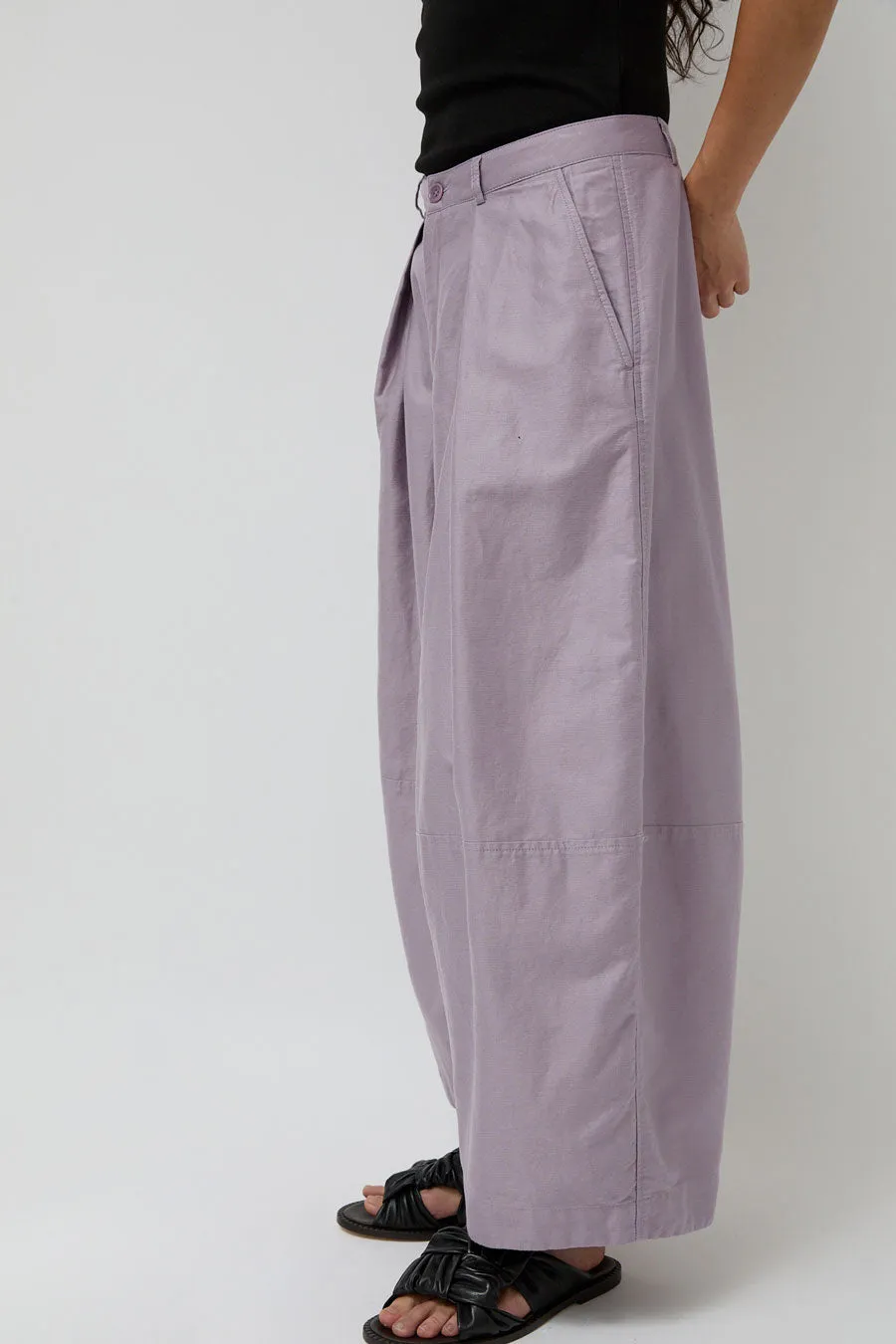 YMC Deadbeat Trouser in Lilac sold by No. 6 product image thumbnail 2
