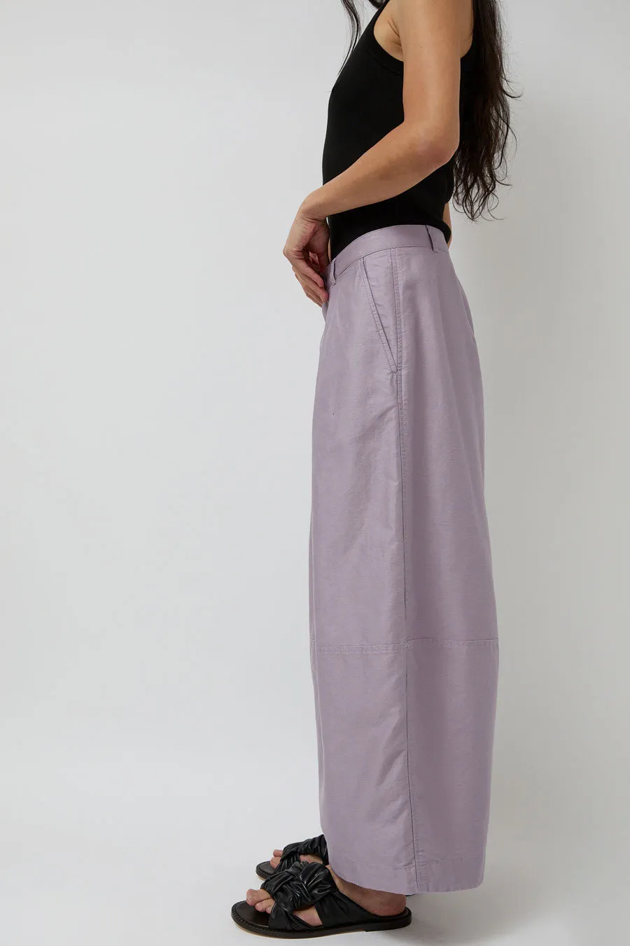 YMC Deadbeat Trouser in Lilac sold by No. 6 product image thumbnail 4