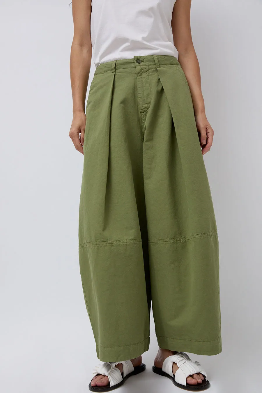 YMC Deadbeat Trouser in Green sold by No. 6 product image thumbnail 3