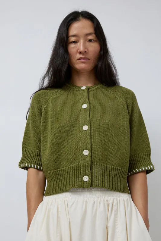 YMC Kwai Knit in Green sold by No. 6