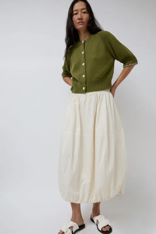 YMC Parachute Skirt in Off White sold by No. 6