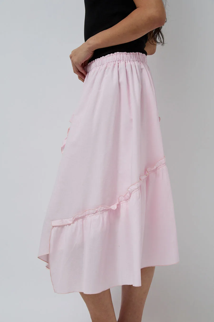 YMC Draped Skirt in Light Pink sold by No. 6 product image thumbnail 5