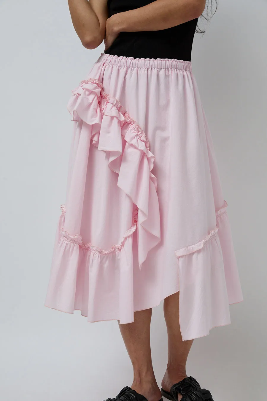 YMC Draped Skirt in Light Pink sold by No. 6 product image thumbnail 4