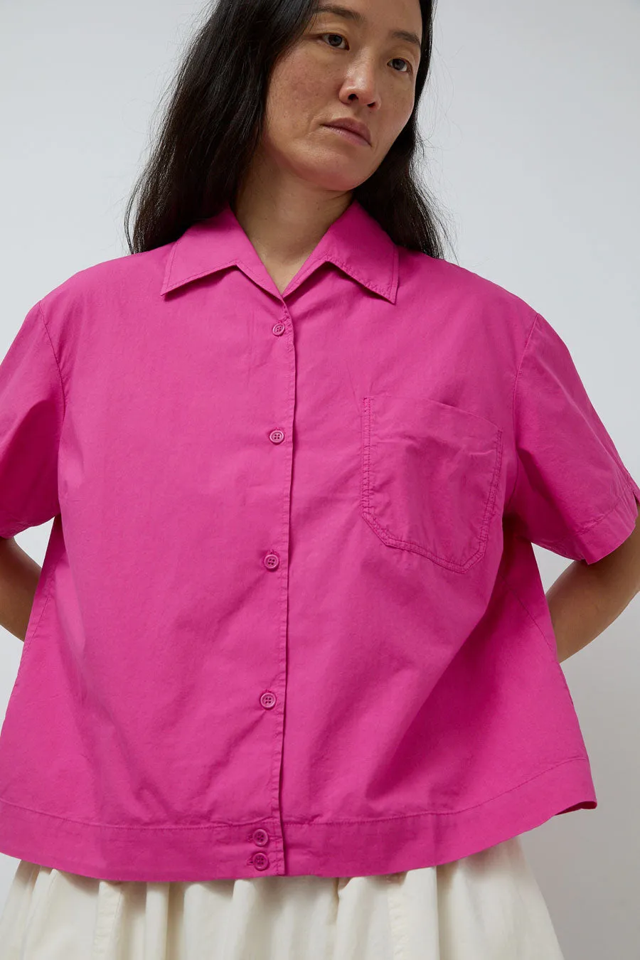 YMC Wanda Shirt in Pink sold by No. 6