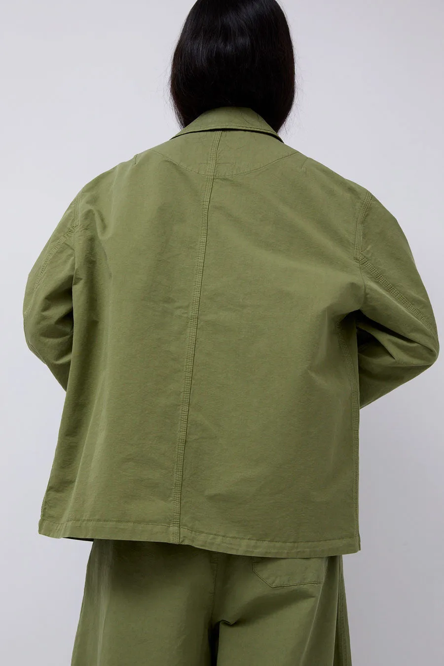 YMC Construction Jacket in Green sold by No. 6 product image thumbnail 4