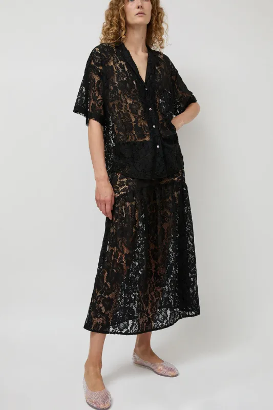 A Bronze Age Field Skirt in Black Lace sold by No. 6