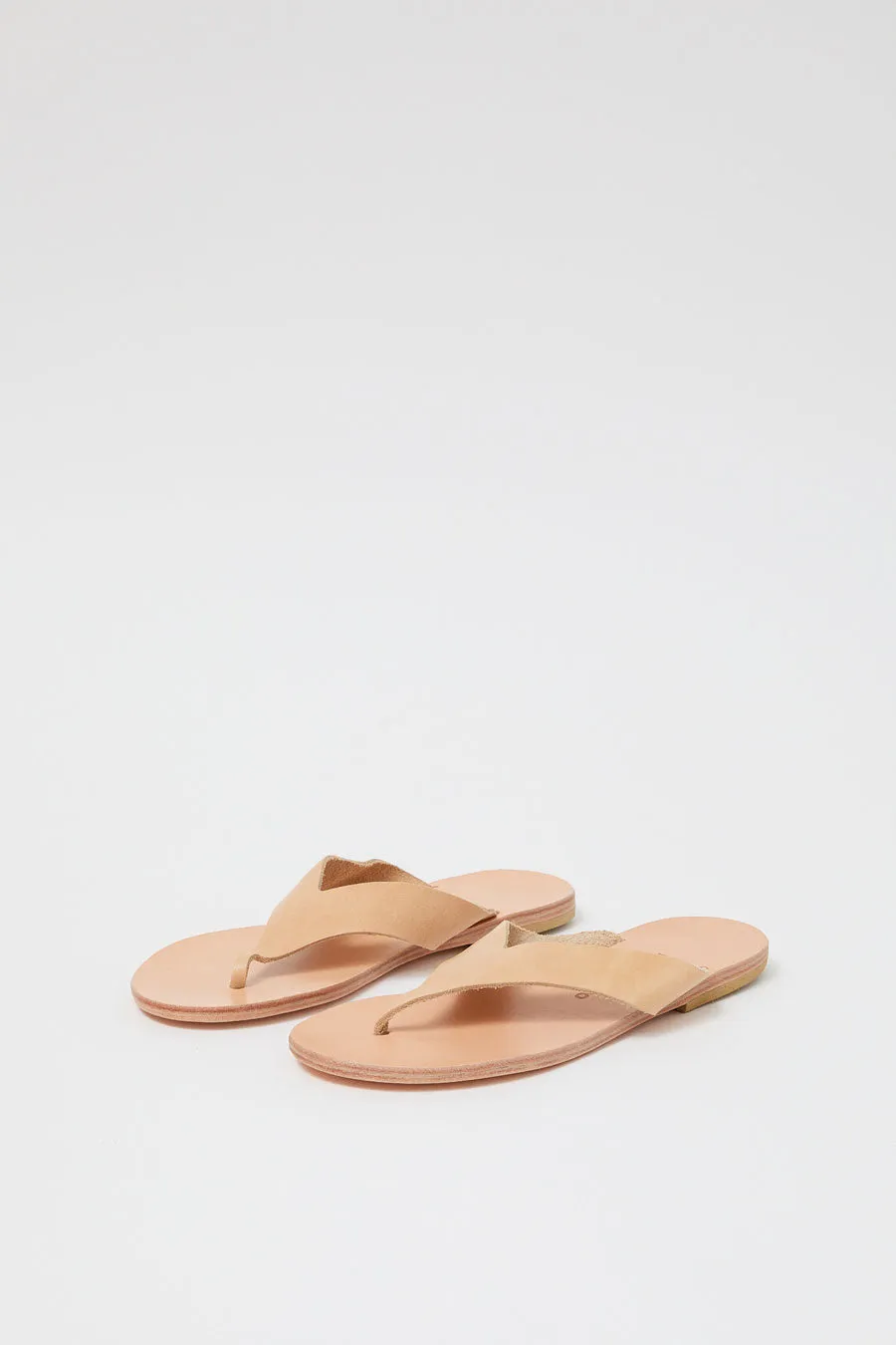 Maria Farro Mila Flip Flops in Natural sold by No. 6