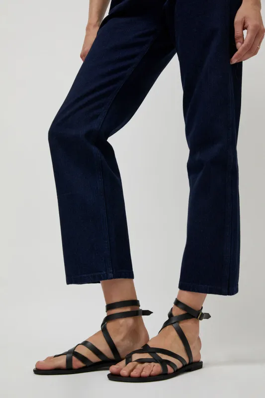Maria Farro Delphi Sandal in Black sold by No. 6